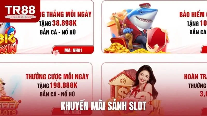 Khuyến mãi sảnh slot