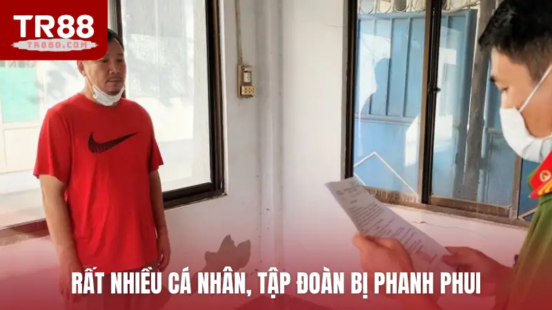 Rất nhiều cá nhân, tập đoàn bị phanh phui